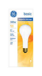 GE Lighting 300 watts PS25 Incandescent Light Bulb 6120 lumens White (Frosted) Pear Straight 1