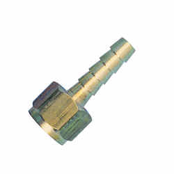 Tru-Flate Brass Barbed Swivel Fitting 1/4 in. Female 1 1 pc