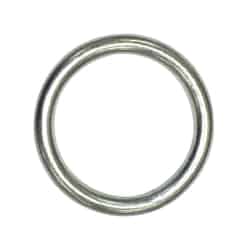 Baron Large Nickel Plated Steel 2 in. L Ring 1 pk Silver