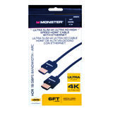 Monster Cable Just Hook It Up 6 ft. L High Speed Cable with Ethernet HDMI