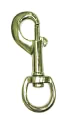 Baron 5/8 in. Dia. x 3-1/2 in. L Nickel-Plated Steel Boat Snap 130 lb.