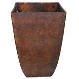 Southern Patio 10.5 in. W Brown Resin Umber Planter