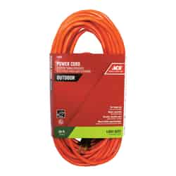 Ace Indoor and Outdoor 50 ft. L Orange Extension Cord 16/2 SJTW