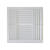 Deflect-O Jordan 12 in. H x 12 in. W 4-Way White Plastic Ceiling Register