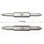 Best Way Tools 2-3/4 in. L x 1/4 in. Double-Ended Screwdriver Bit 1/4 in. Hex Shank 2 pc. Carbon