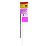 C.H. Hanson Pink 15 in. Marking Flags Plastic 10