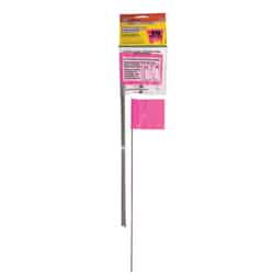 C.H. Hanson Pink 15 in. Marking Flags Plastic 10