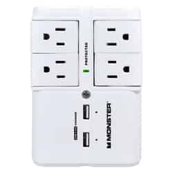 Monster Cable Just Power It Up 540 J 4 outlets Surge Tap