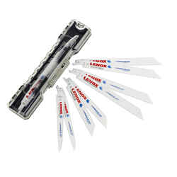 Lenox Assorted in. L Bi-Metal Reciprocating Saw Blade Set Multi TPI 9 pk