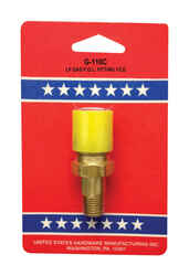 US Hardware LP Gas Spud & Nut 1 pk