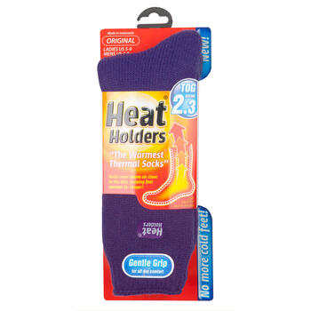 Heat Holders Women's Ladies Thermal Socks Purple