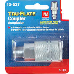 Tru-Flate Steel Quick Change Coupler 3/8 in. Male 1 1 pc