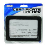 Custom Accessories Black Registration Holder 1 pk Used to store certificates, registration, photo