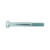 HILLMAN 5/16 in. Dia. x 2-1/2 in. L Zinc Plated Steel Hex Bolt 100 box