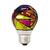 GE Lighting Stained Glass 25 watts A19 Incandescent Bulb 380 lumens Soft White A-Line 1 pk