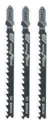 Bosch 4 in. High Carbon Steel T-Shank Jig Saw Blade 6 TPI 3 pk