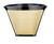 Medelco  12 cup Black/Gold  Cone  Coffee Filter  1 pk 