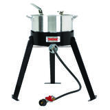 Bayou Classic Stainless Steel Deep Fryer 10 qt.