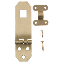 Ace Solid Brass Brass Decorative Hasp 1 pk 2.8 in. 0.8 in. W x 2.8 in. L