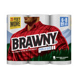 Brawny Paper Towels 102 sheet 2 Ply 6 roll