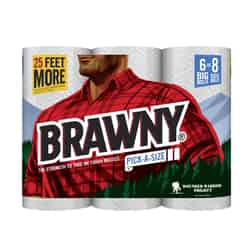 Brawny Paper Towels 102 sheet 2 Ply 6 roll