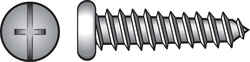 HILLMAN 10 x 1-1/4 in. L Phillips/Slotted Zinc-Plated Steel Sheet Metal Screws 100 per box Pa