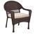 Living Accents Brown Steel Stackable Chair