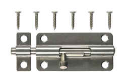 Ace Heavy Duty Barrel Bolt 4 in. Stainless Steel Latches Doors and Cages