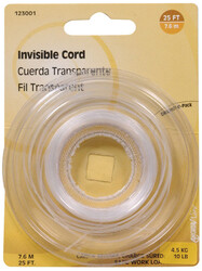 HILLMAN Plastic Invisible Cord 18 Ga.