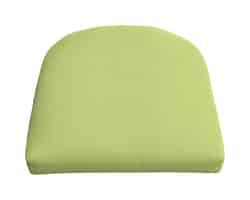 Casual Cushion Gray/Lime 2.5 in. H x 18 in. W x 18 in. L Seating Cushion Polyester