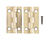 Ace 2.75 in. W x 1-1/2 in. L Antique Brass Brass Narrow Hinge 2 pk