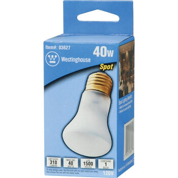 Westinghouse 40 W R16 Spotlight Incandescent Bulb E26 (Medium) White 1 pk