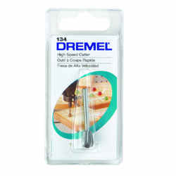 Dremel 5/16 in x 1.5 in. L x 1/8 in. Dia. Steel High Speed Cutter 1 pk