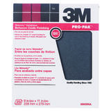 3M Pro-Pak 11 in. L X 9 in. W 180 Grit Silicon Carbide Sandpaper 25 pk