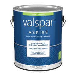 Valspar Aspire Satin Tintable Neutral Base Paint and Primer Interior 1 gal