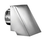 DuraVent 3 in. Dia. Aluminum/Galvanized Steel Stove Vent Horizontal Termination Cap