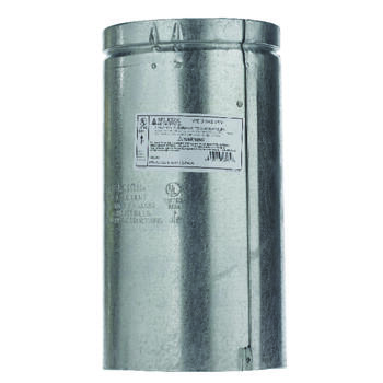 Selkirk 6 in. Dia. x 12 in. L Aluminum Round Gas Vent Pipe