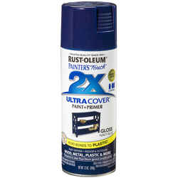 Rust-Oleum Painter's Touch Ultra Cover Gloss Spray Paint 12 oz. Navy Blue