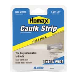 Homax Almond Silicone Caulk Strips 1-5/8 in. x 11 ft.