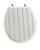 Mayfair Round White Molded Wood Toilet Seat