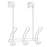 InterDesign 3.5 in. L Steel White 1 pk Over the Door Hook