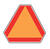 Hy-Ko English Slow Moving Vehicle 14 in. H x 16 in. W Aluminum Sign