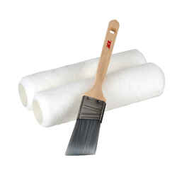 Ace Knit 9 in. W X 3/8 in. S Regular Paint Brush/Roller Cover Kit 3 pk
