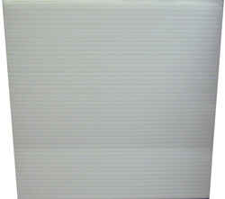 Plaskolite Single Corrugated Plastic Sheet 18 in. W X 24 in. L X .157 in. T
