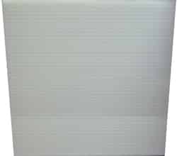 Plaskolite Single Corrugated Plastic Sheet 18 in. W X 24 in. L X .157 in. T