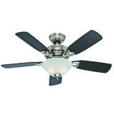 Hunter Fan Caraway 44 in. 5 blade Indoor Brushed Nickel Ceiling Fan