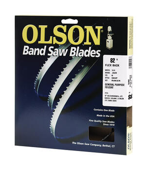 Olson 82 L x 0.02 in. x 0.3 in. W Band Saw Blade 6 TPI Skip 1 pk Carbon Steel