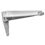 Genova 5 in. H X 5 in. W X 4.9 in. L White Vinyl K Gutter Bracket