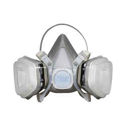 3M Paint Spray and Pesticide Application Half Face Respirator Gray 1 pc.
