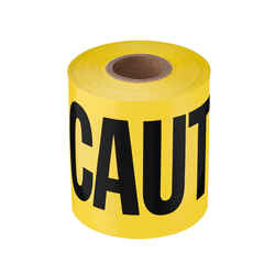Empire 200 ft. L x 3 in. W Polyethylene Caution Cuidado Bilingual Barricade Tape Yellow